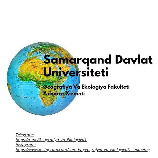 Geografiya va ekologiya fakulteti